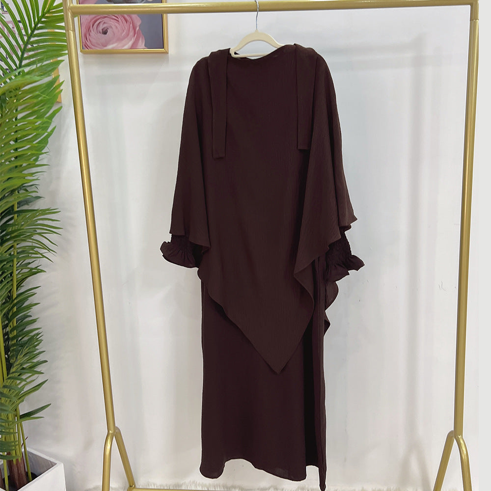 Lunar Elegance Abaya and Hijab 2 Piece Set - Muslim House
