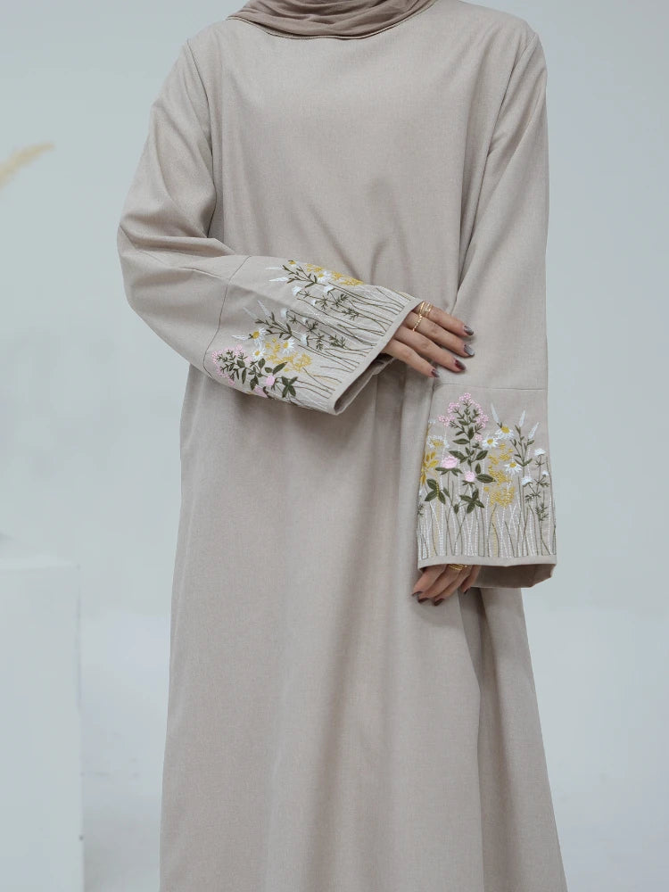Zahra Floral Abaya - Muslim House