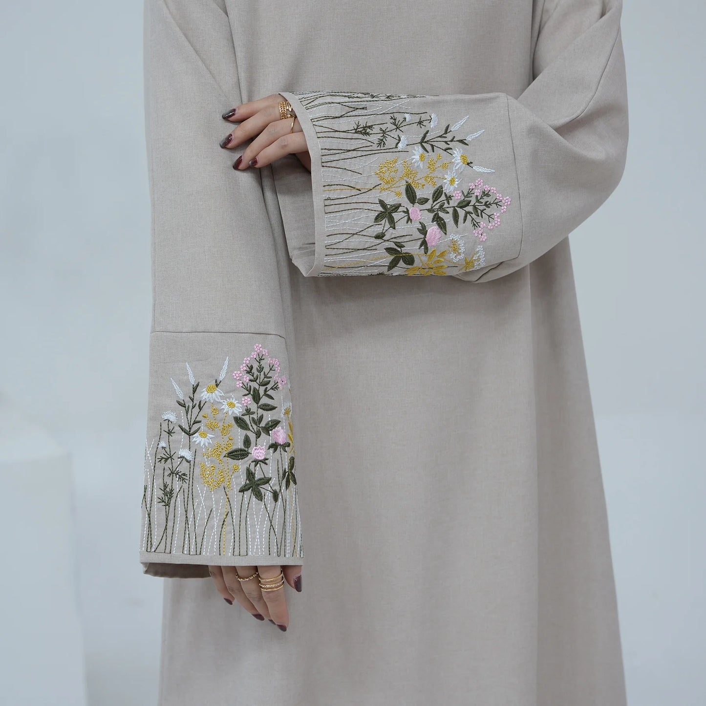 Zahra Floral Abaya - Muslim House