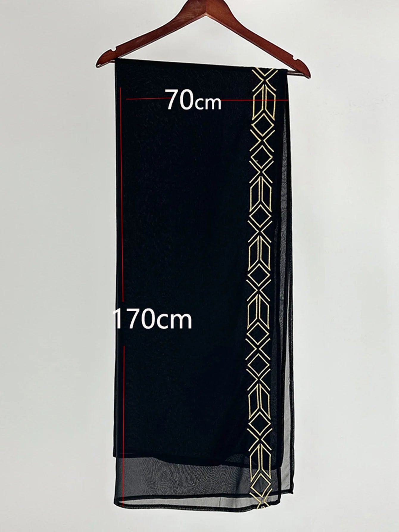 Graceful Flow Abaya and Headscarf - Muslim House
