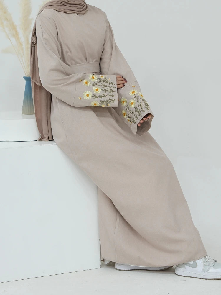 Zahra Floral Abaya - Muslim House