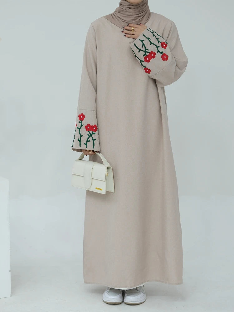 Zahra Floral Abaya - Muslim House