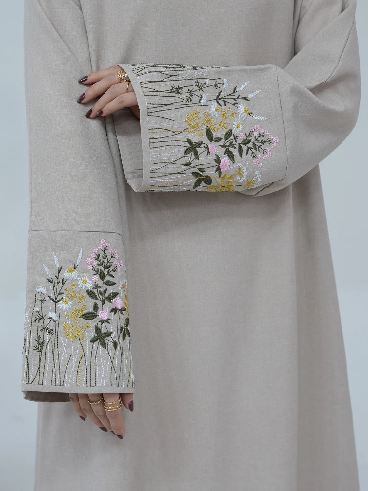 Zahra Floral Abaya - Muslim House