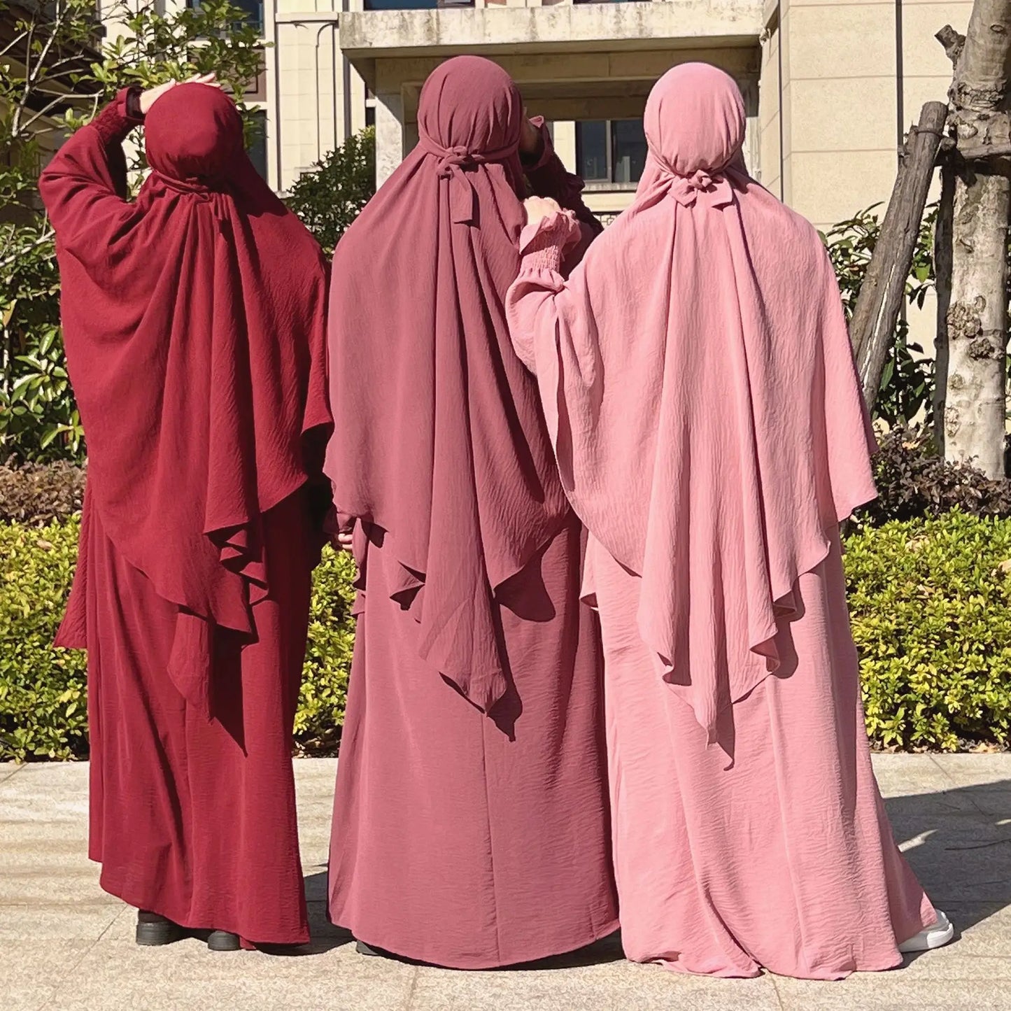 Lunar Elegance Abaya and Hijab 2 Piece Set - Muslim House