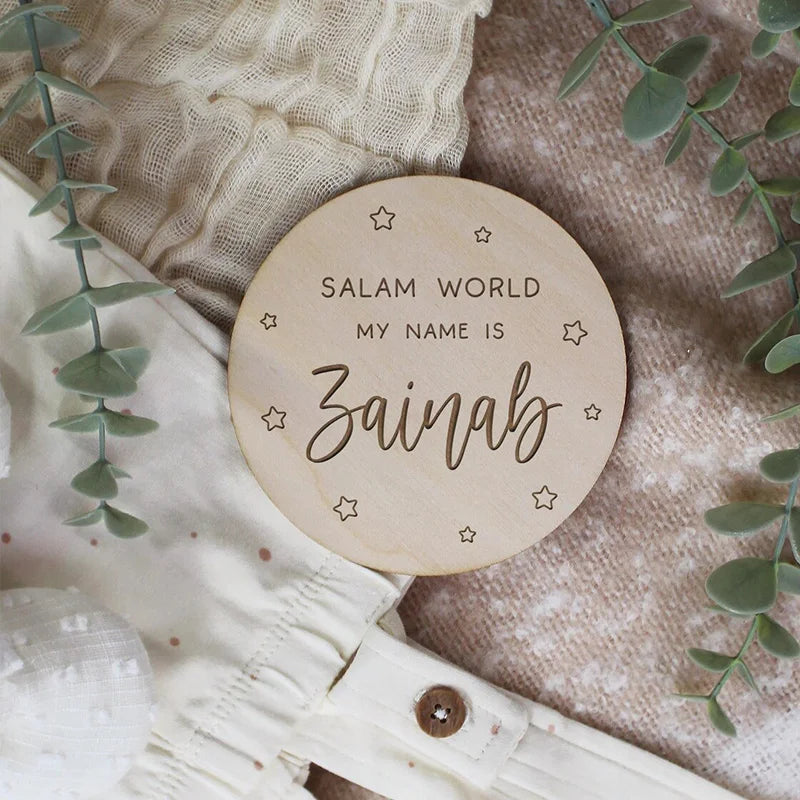 Salam Personalised Milestone Card - Muslim House