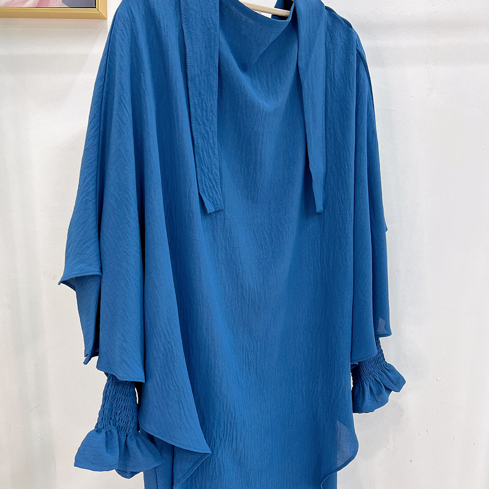 Lunar Elegance Abaya and Hijab 2 Piece Set - Muslim House