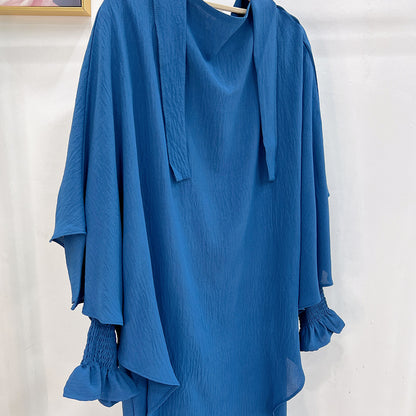 Lunar Elegance Abaya and Hijab 2 Piece Set - Muslim House