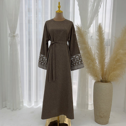 Amira Embroidered Abaya - Muslim House