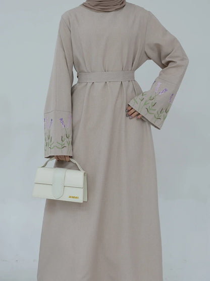 Zahra Floral Abaya - Muslim House