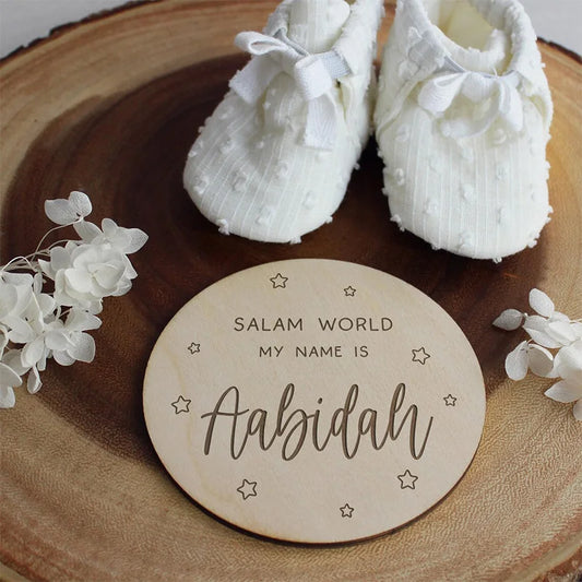 Salam Personalised Milestone Card - Muslim House