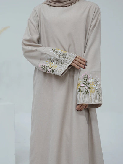 Zahra Floral Abaya - Muslim House