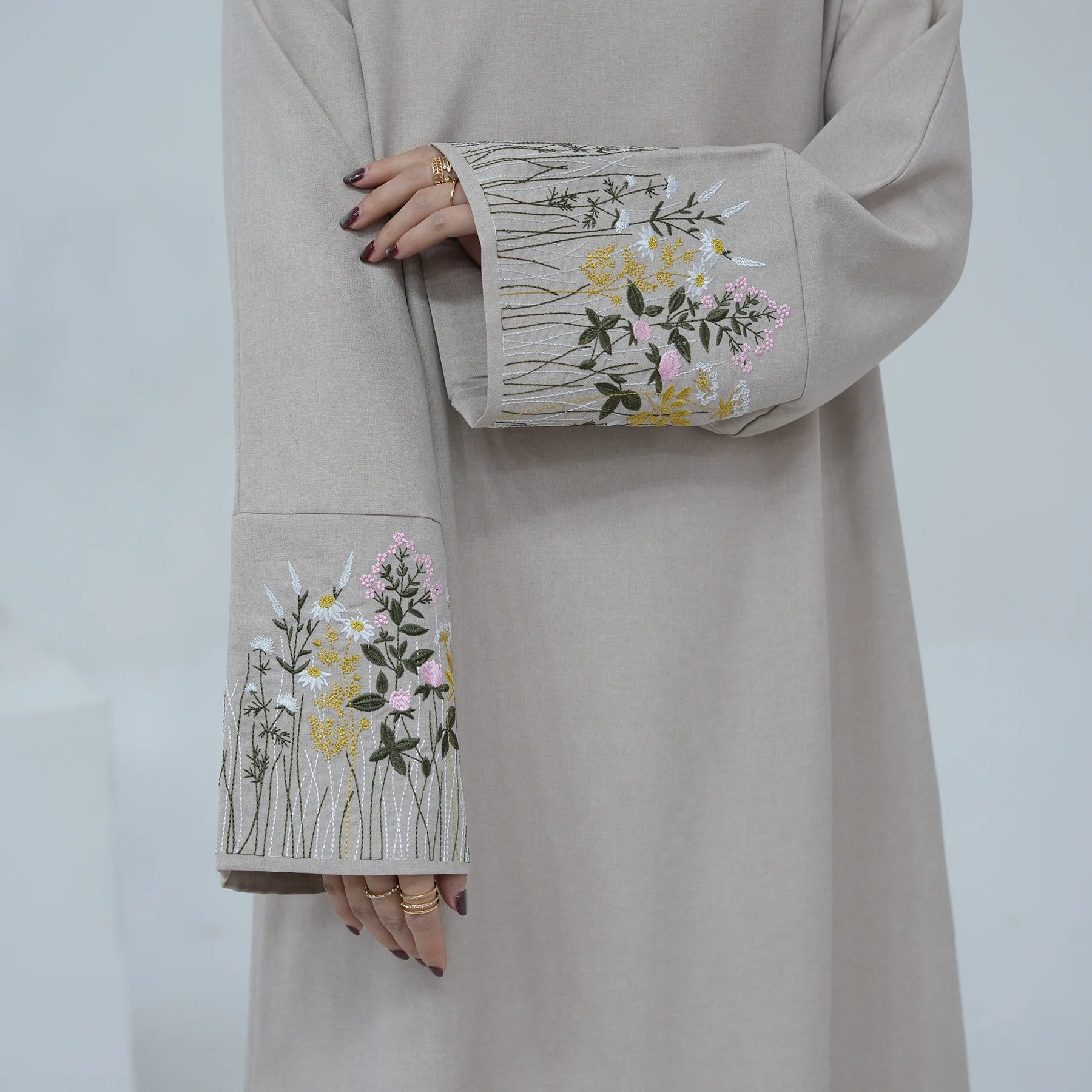 Zahra Floral Abaya - Muslim House