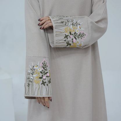 Zahra Floral Abaya - Muslim House