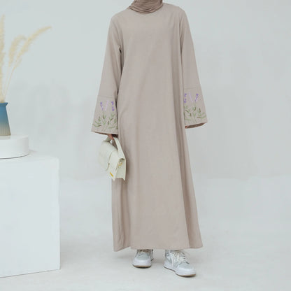 Zahra Floral Abaya - Muslim House