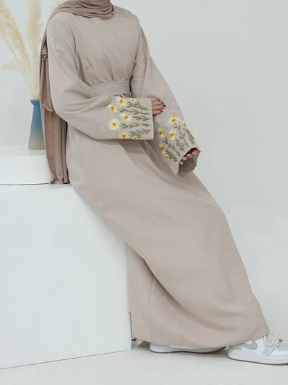 Zahra Floral Abaya - Muslim House