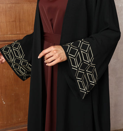 Graceful Flow Abaya and Headscarf - Muslim House