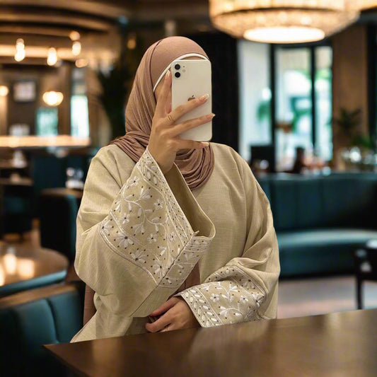 Amira Embroidered Abaya - Muslim House