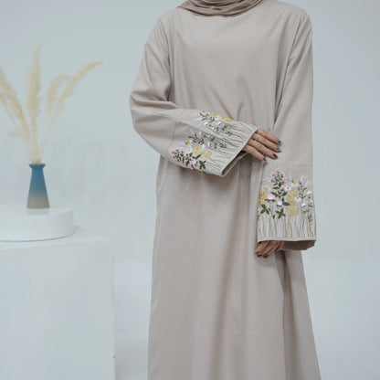 Zahra Floral Abaya - Muslim House