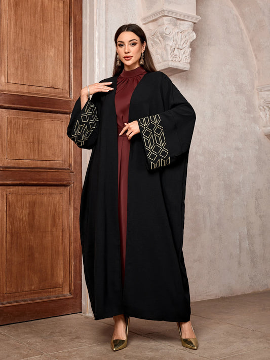 Graceful Flow Abaya and Headscarf - Muslim House